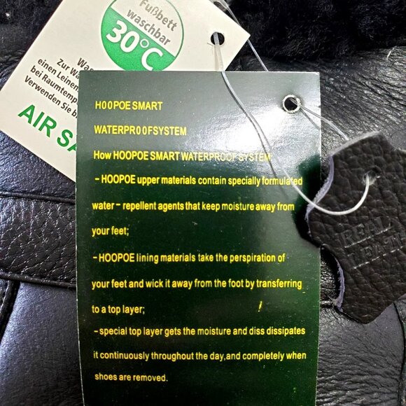 WOMEN BOOTS HOOPOE SIZE 8 W BLACK FAUX FUR ZIPPER STRAP CLOSURE NEW - Picture 9 of 12